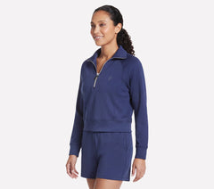 Cozy Luxe Everyday 1/4 Zip | Skechers discount