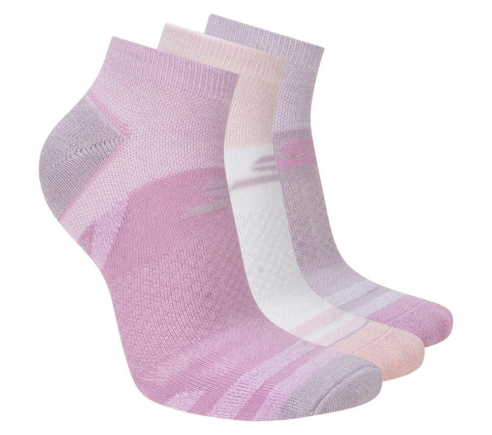 3 Pack Women's Performance Low Cut Running Socks | Skechers discount
