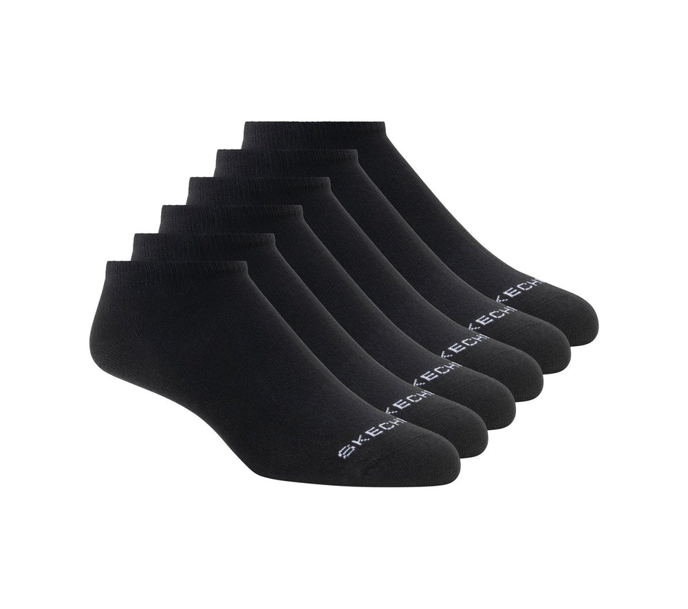 Cotton No-Show Socks - 6 Pack | Skechers on sale