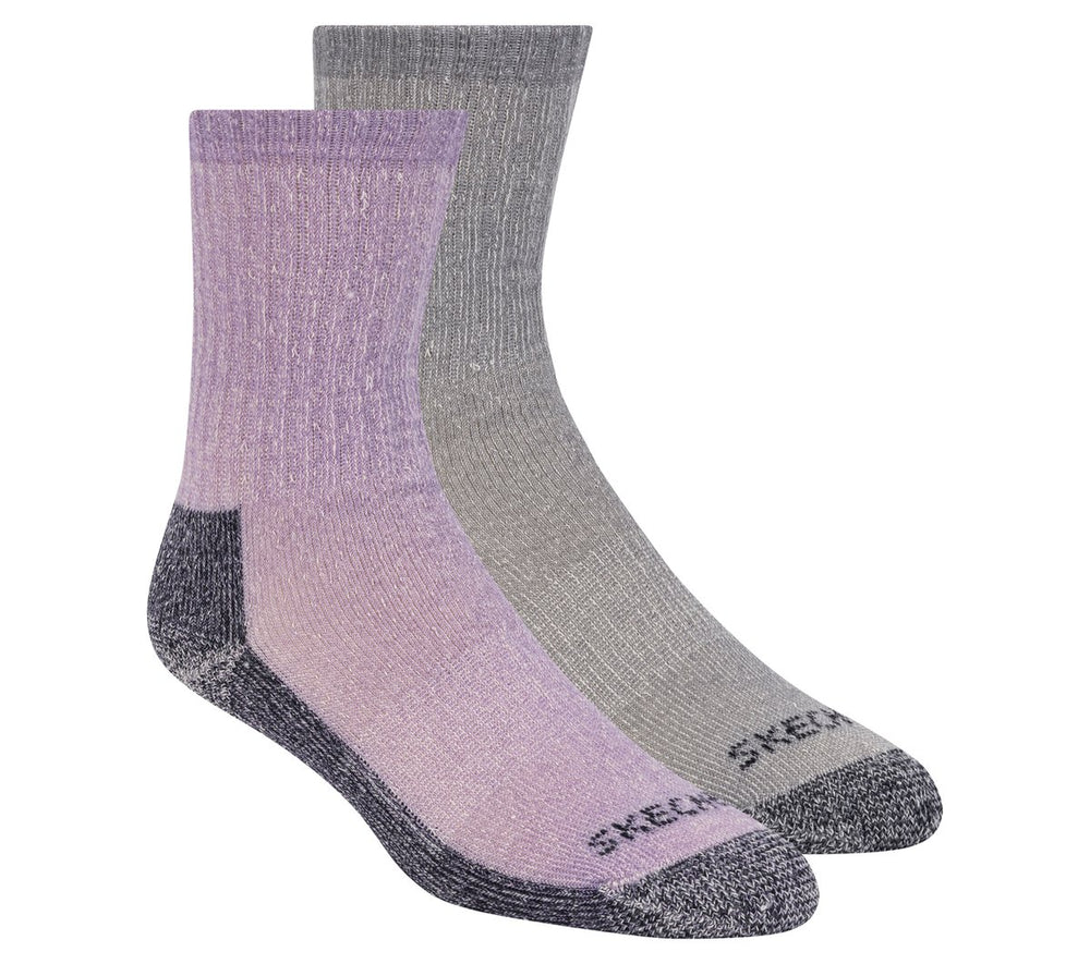 2 Pack Women's Crew Wool Socks | Skechers near me