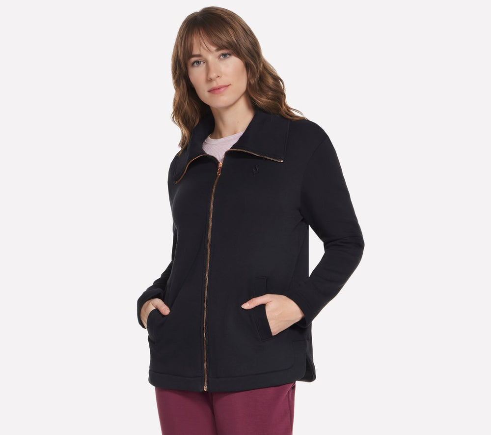 GO SNUGGLE Tunic Full Zip Jacket | Skechers US