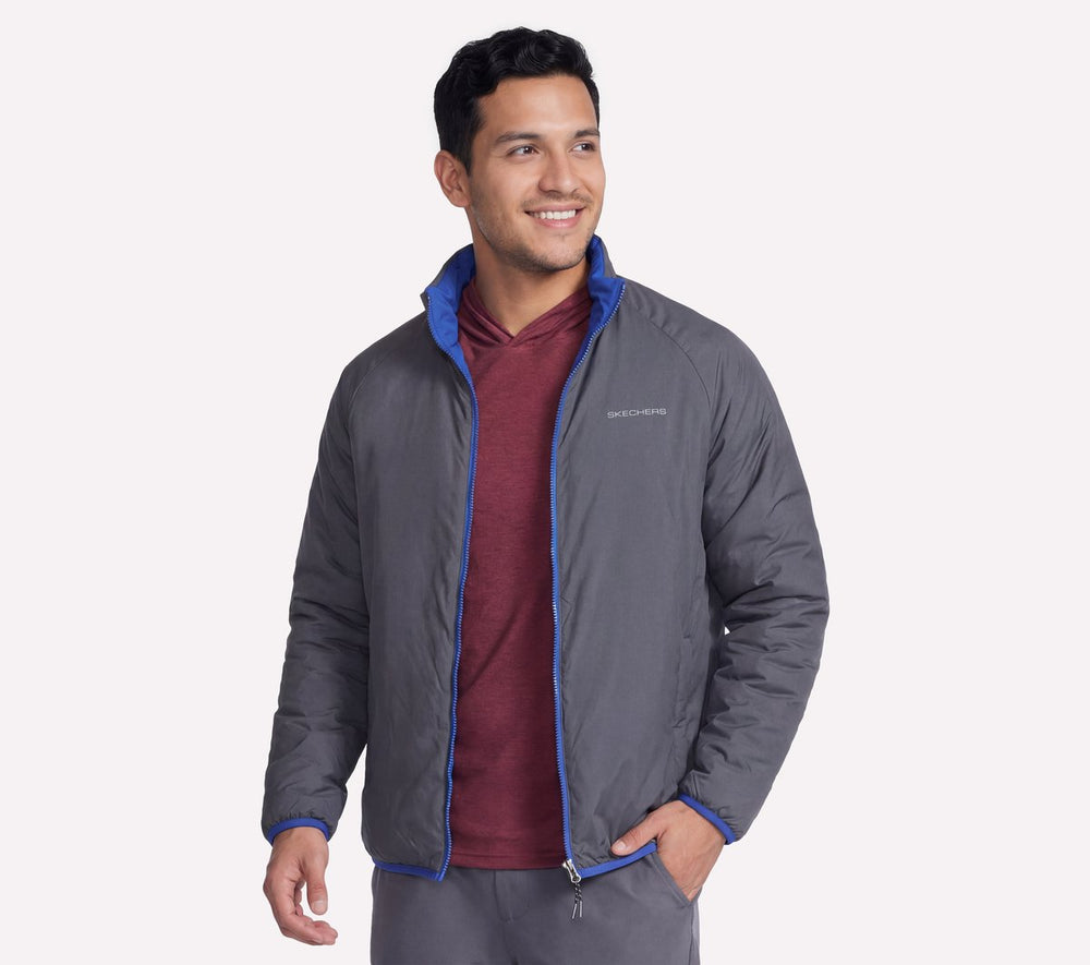 GO SHIELD Cozy Fit Altitude Reversible Jacket | Skechers sale