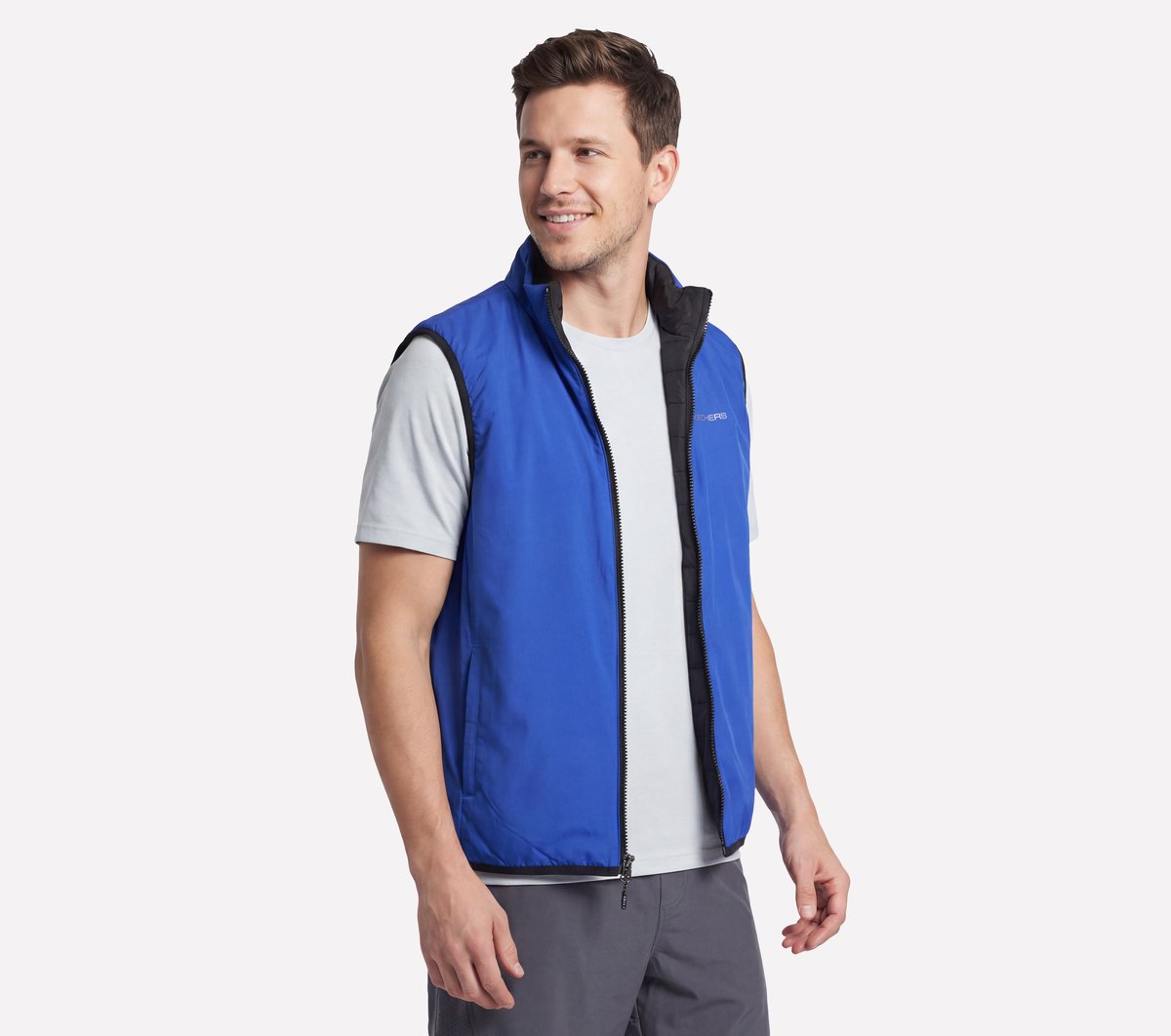 GO SHIELD Cozy Fit Altitude Reversible Vest | Skechers online