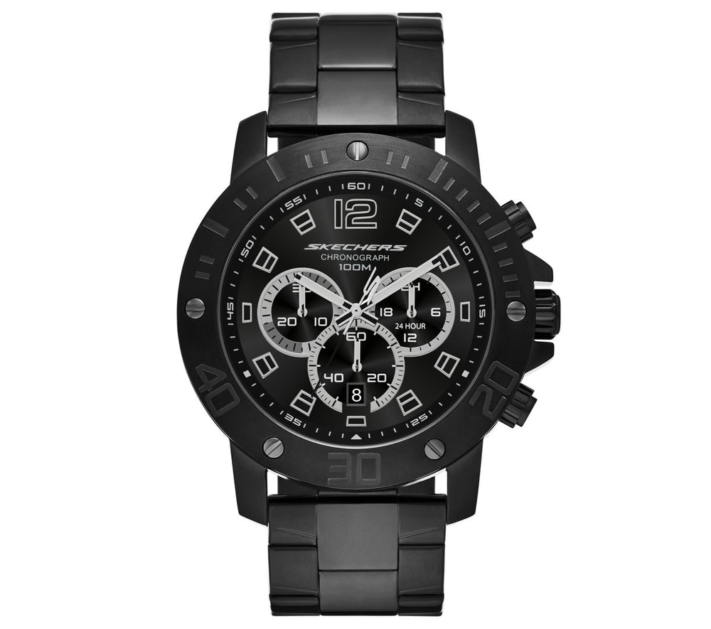 Stainless Steel Chronograph Watch | Skechers discount