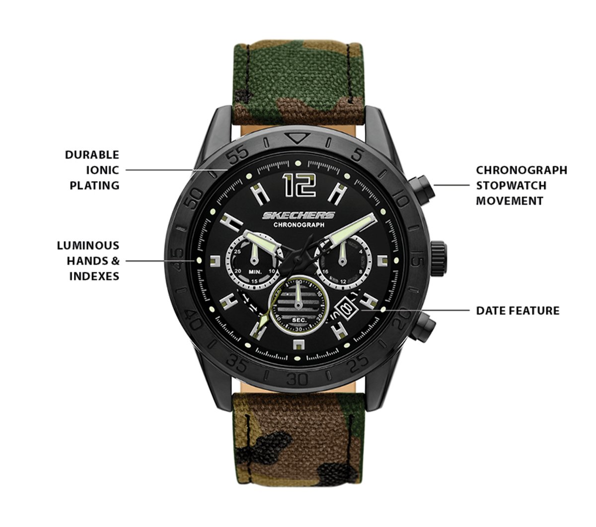 Kornblum Camo Watch | Skechers USA