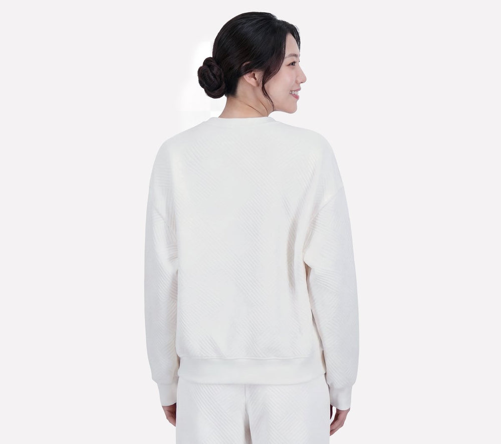 Downtown Cozy Fit Long Sleeve Crew | Skechers on sale