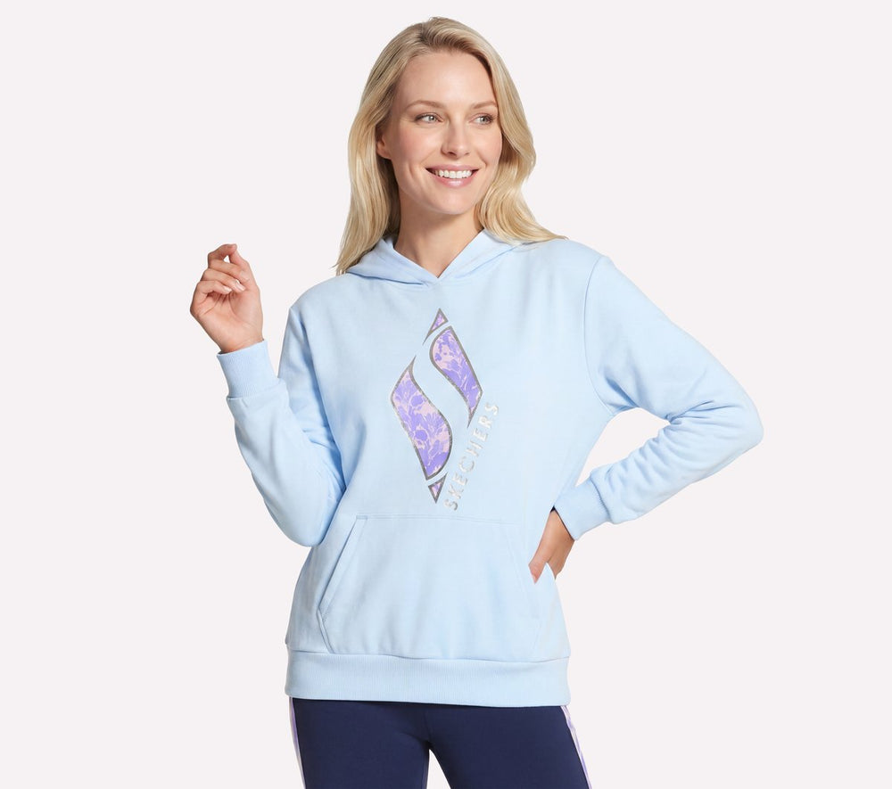 Floral Diamond Pullover Hoodie | Skechers on sale