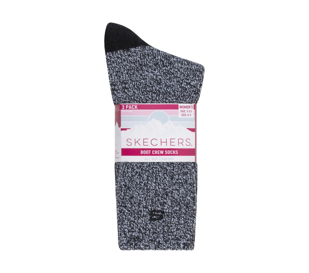 Super Soft Boot Crew Socks - 3 Pack | Skechers discount