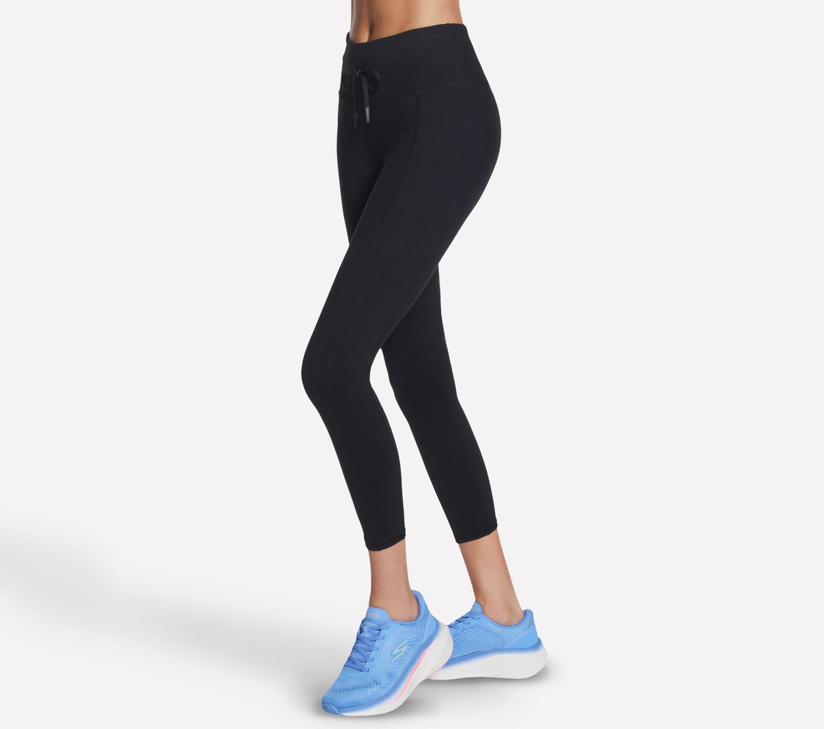 GO WALK Rib Mix High Waisted 7/8 Legging | Skechers USA