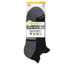 Lowcut Heel Tab Work Socks - 3 Pack | Skechers discount